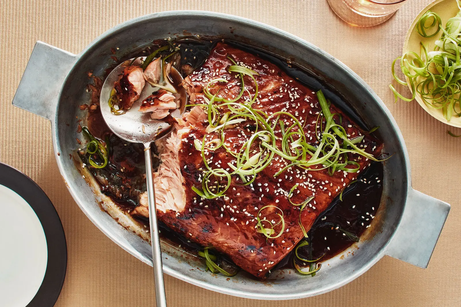 Broiled Salmon with Teriyaki Glaze