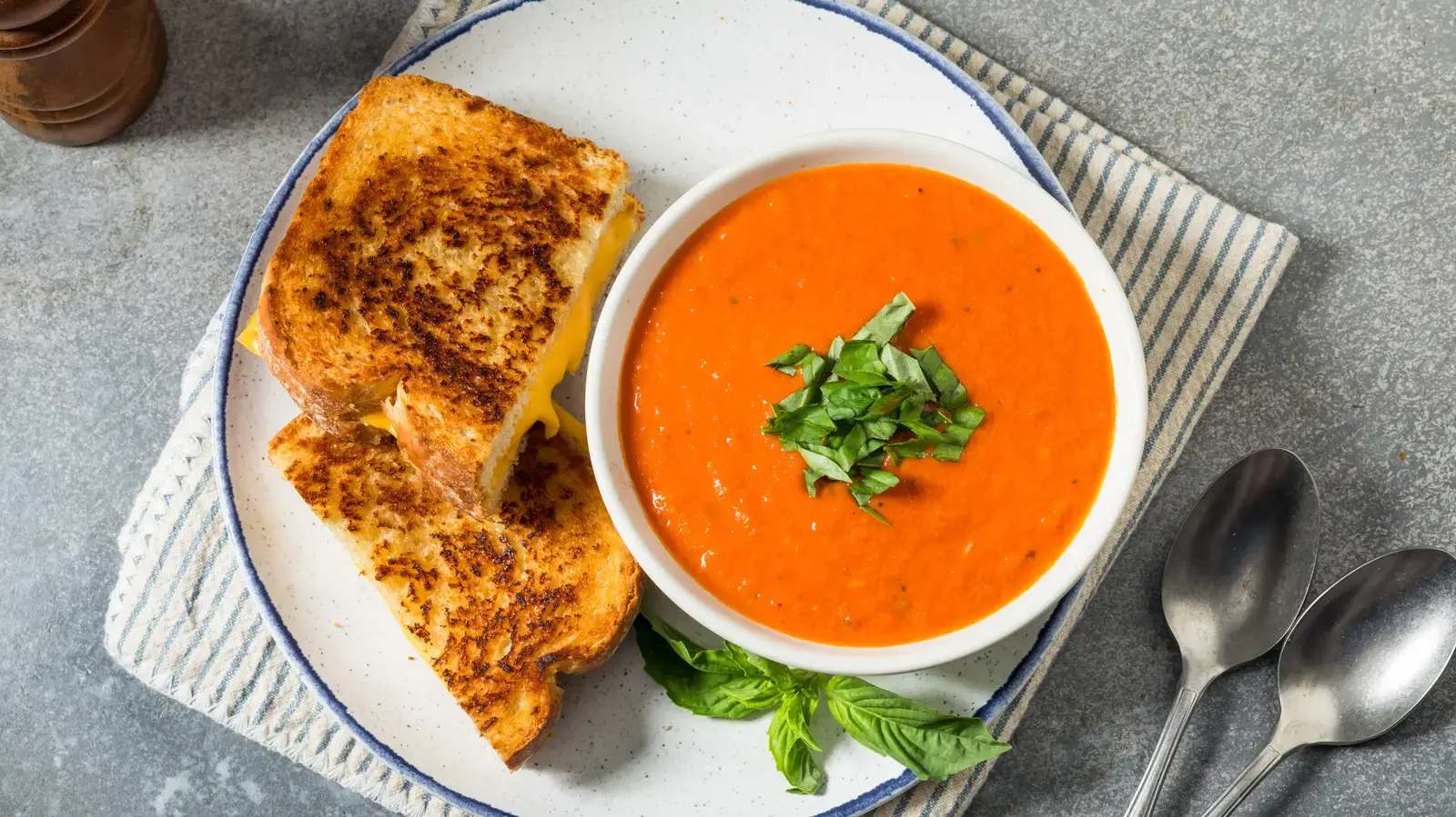 Canned Tomato Soup Becomes A Creamy Bisque In Seconds When You Add This Dairy Staple