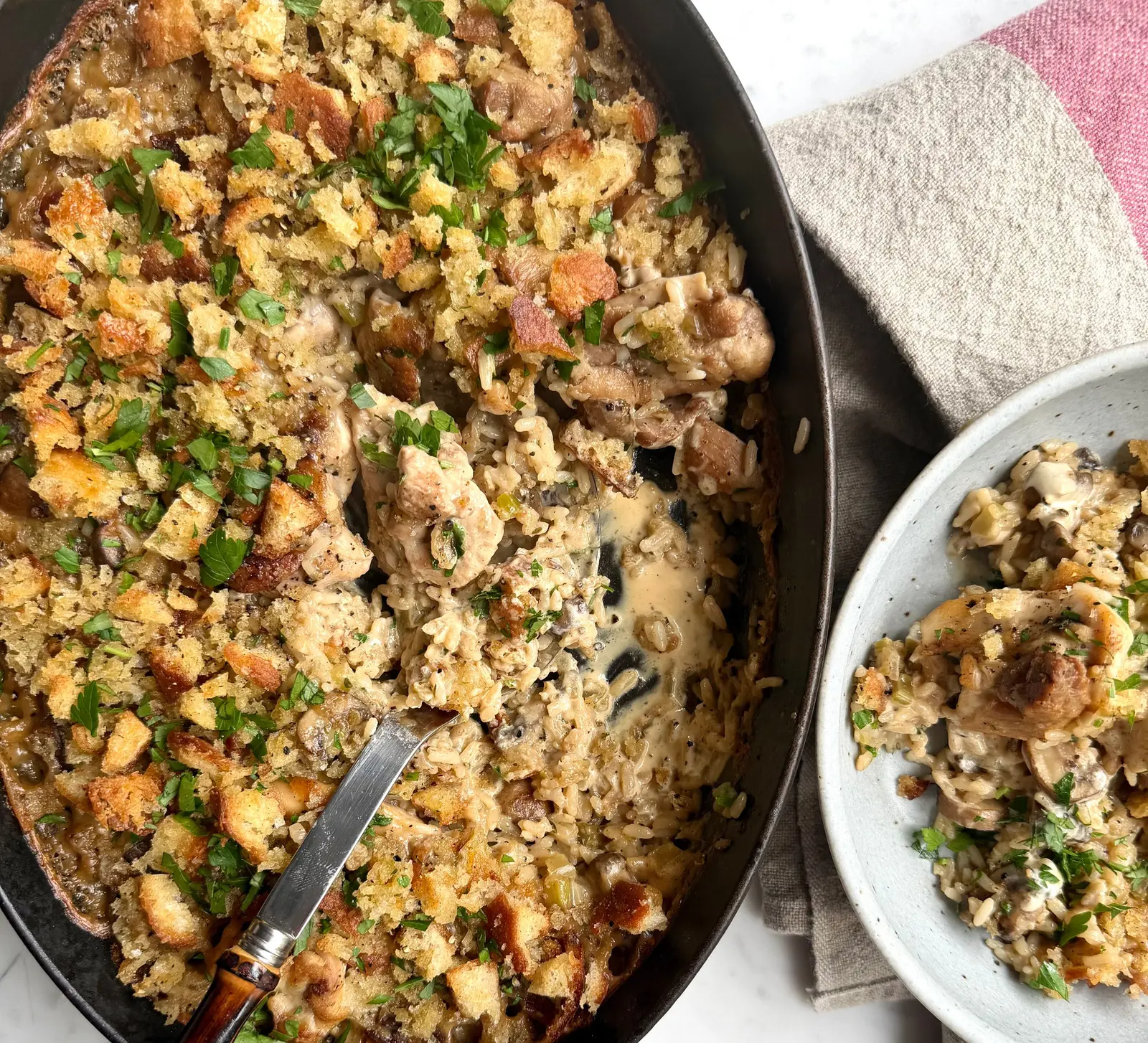 Midweek Marvel: Creamy Mushroom Rice Casserole