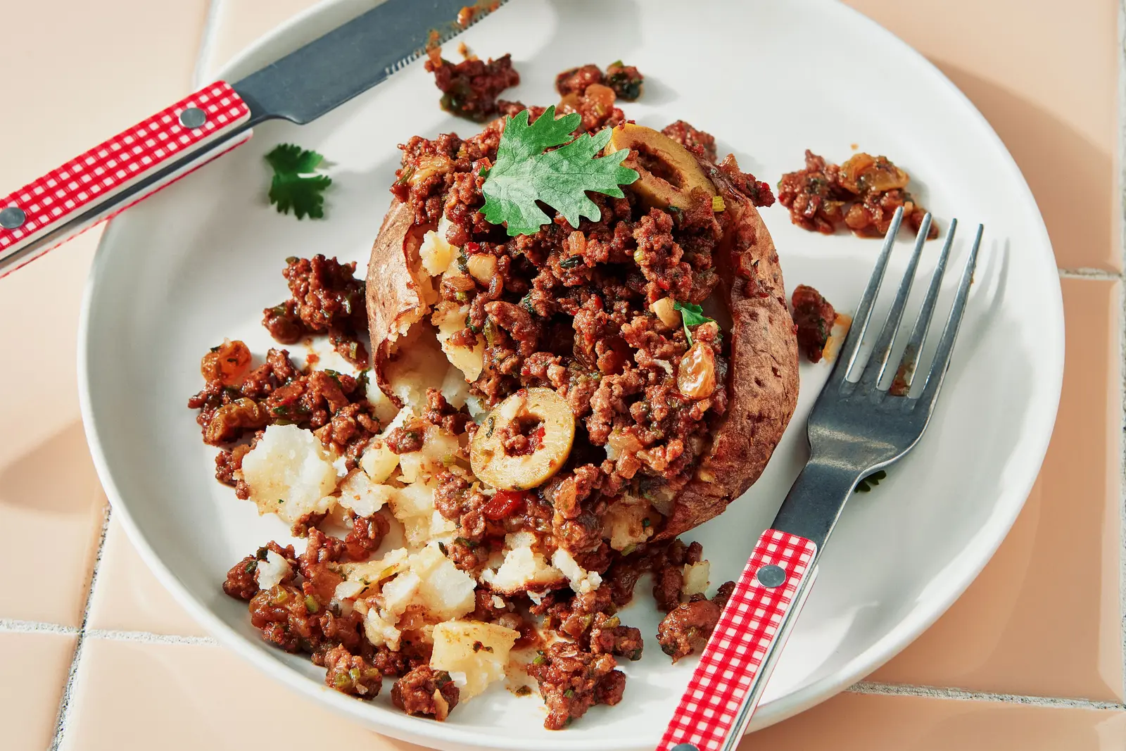Elevating the Classic Baked Potato with Savory Spiced Beef