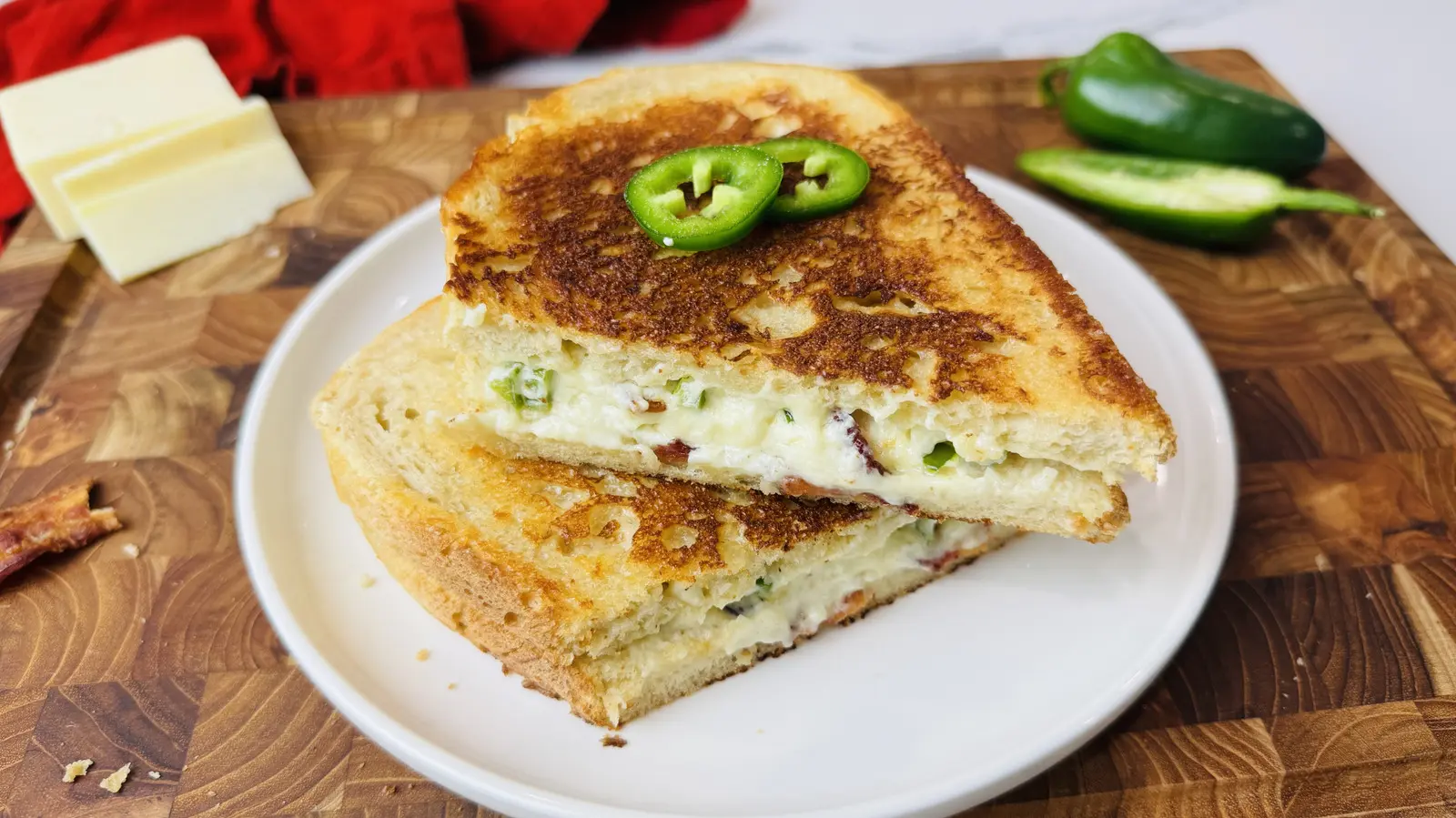 Jalapeño Popper Grilled Cheese Recipe