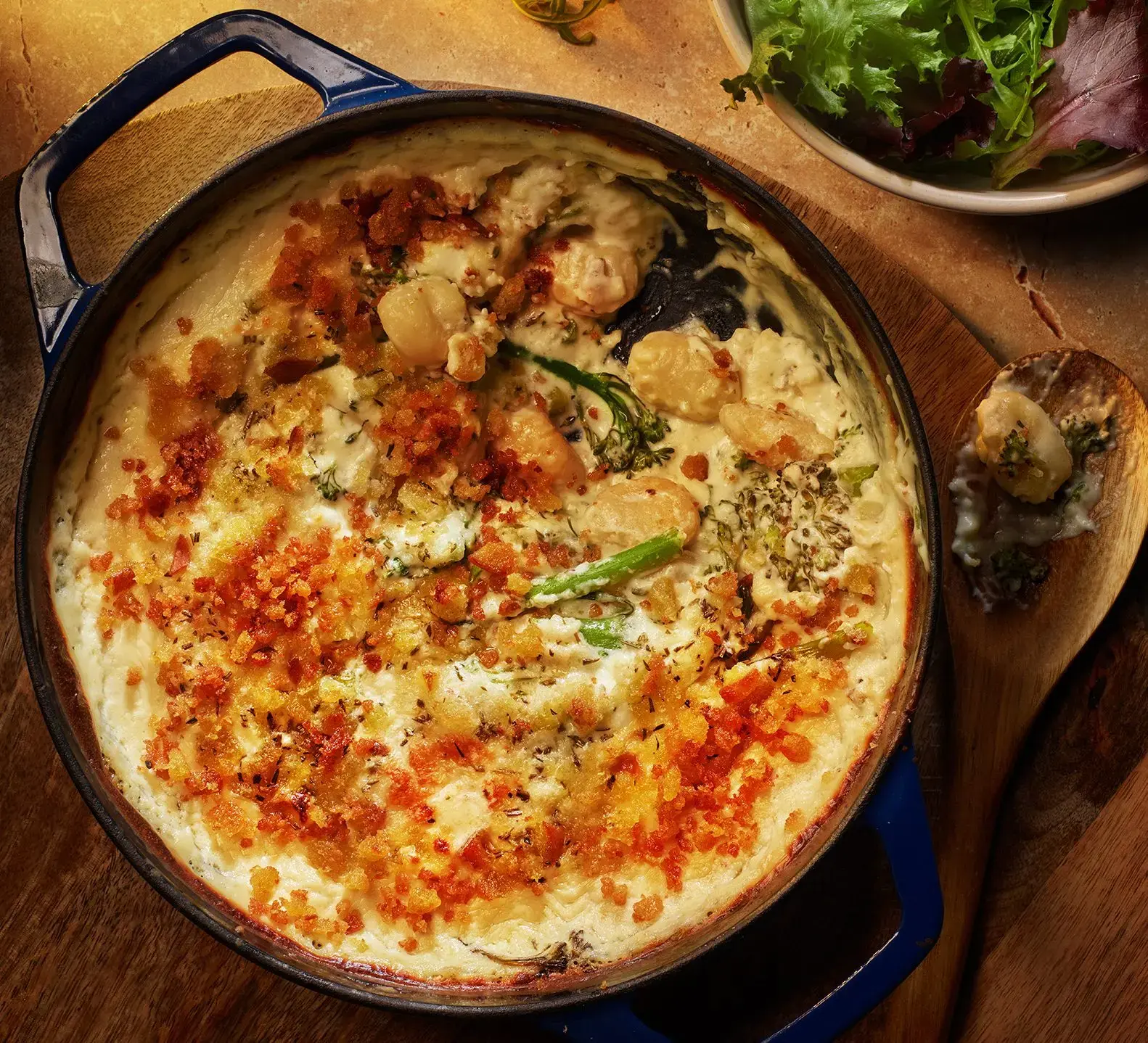 Mascarpone & Broccoli Baked Gnocchi