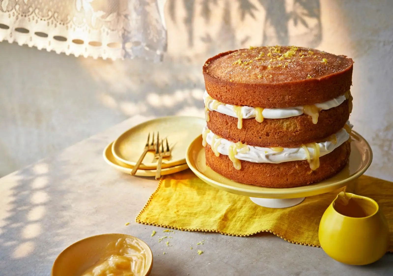 Mastering the Art of the Three-Tiered Lemon Drizzle Loaf