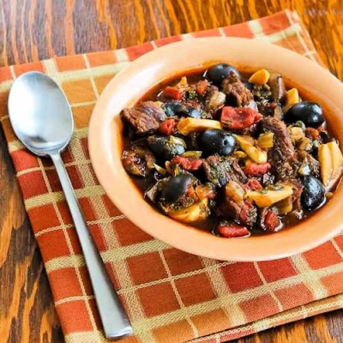 Mediterranean Beef Stew with Rosemary, Olives, and Capers