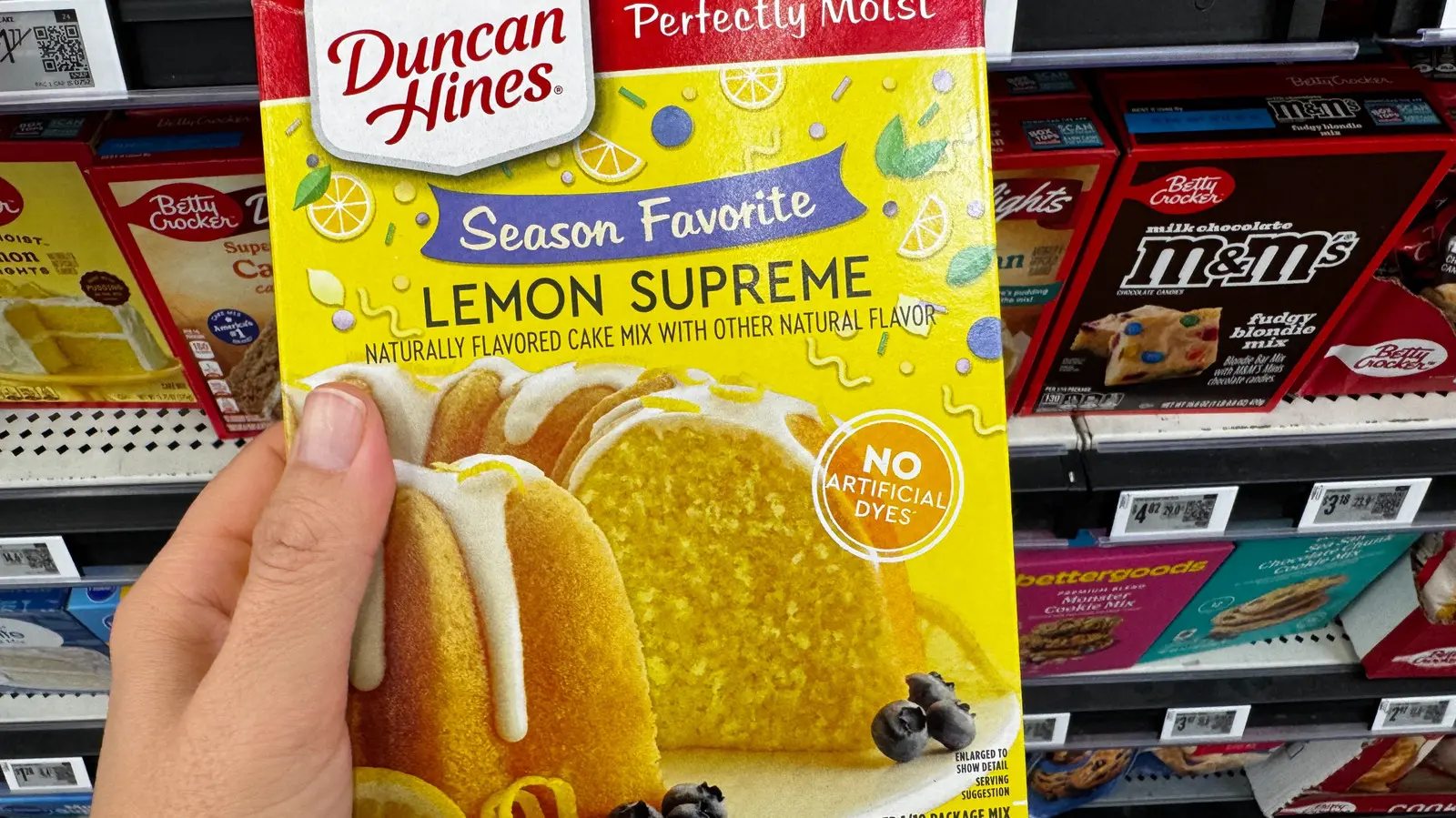 Baking a Moist Lemon Cake Using Only Soda and Boxed Mix