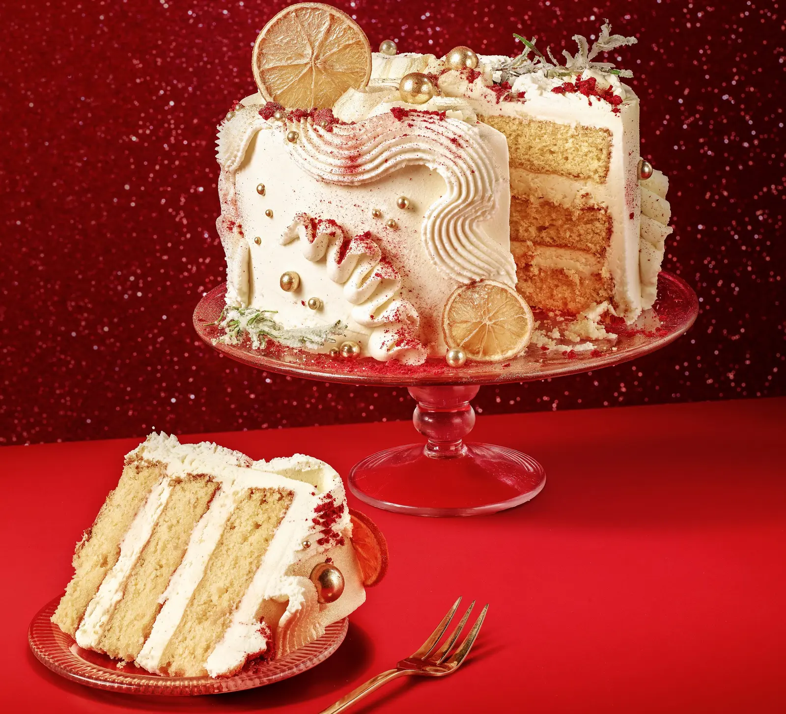 Orange & Ginger Spiced Christmas Cake