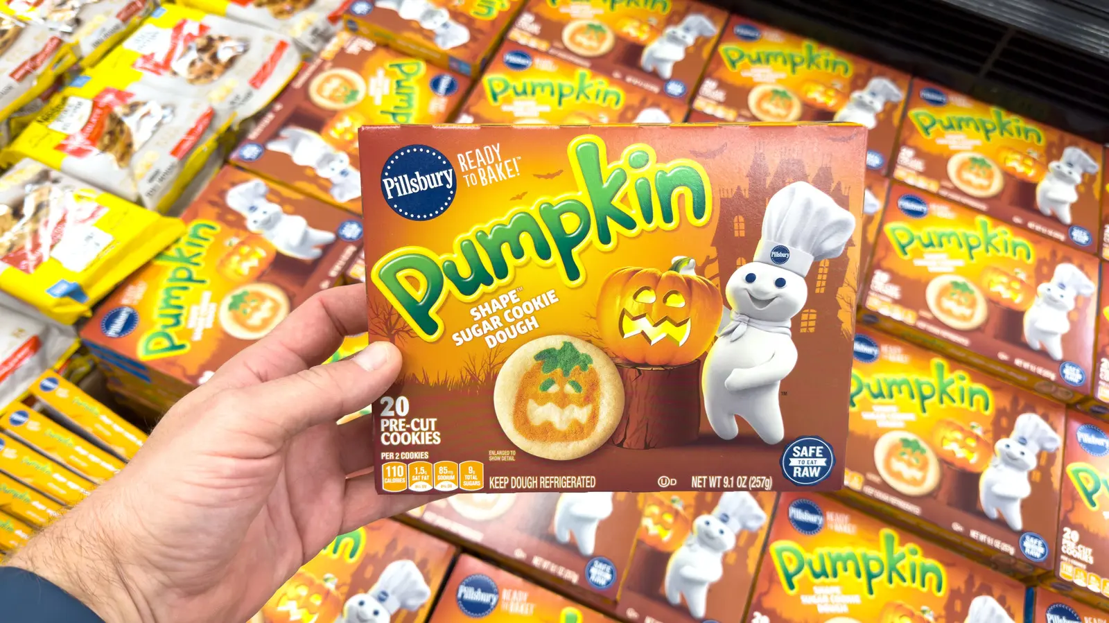 Pillsbury Halloween Cookies Turned Into a Massive Skillet Dessert