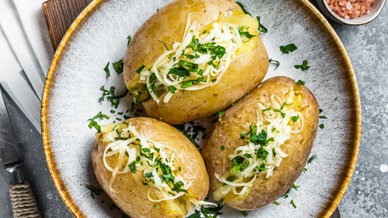 Baked Potatoes Get a Flavor Boost with Ranch Dressing for a Crowd-Pleasing Side