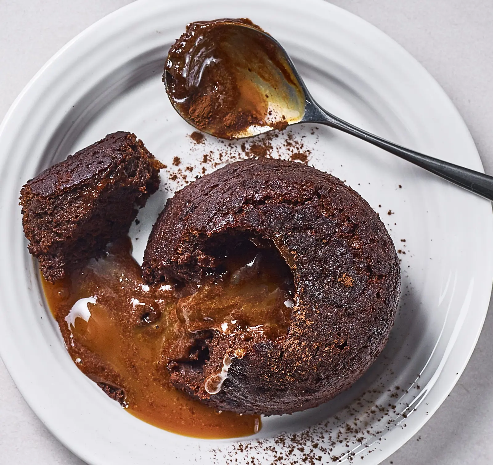 The secret ingredient hiding in this molten chocolate fondant