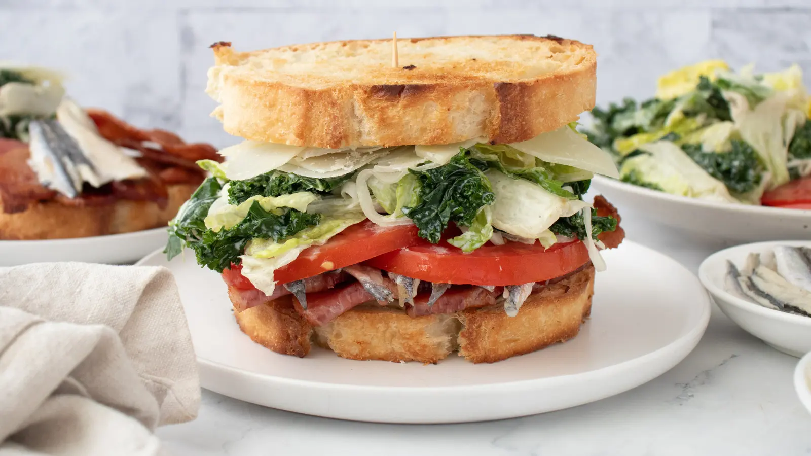 Stacked Caesar BLT Recipe