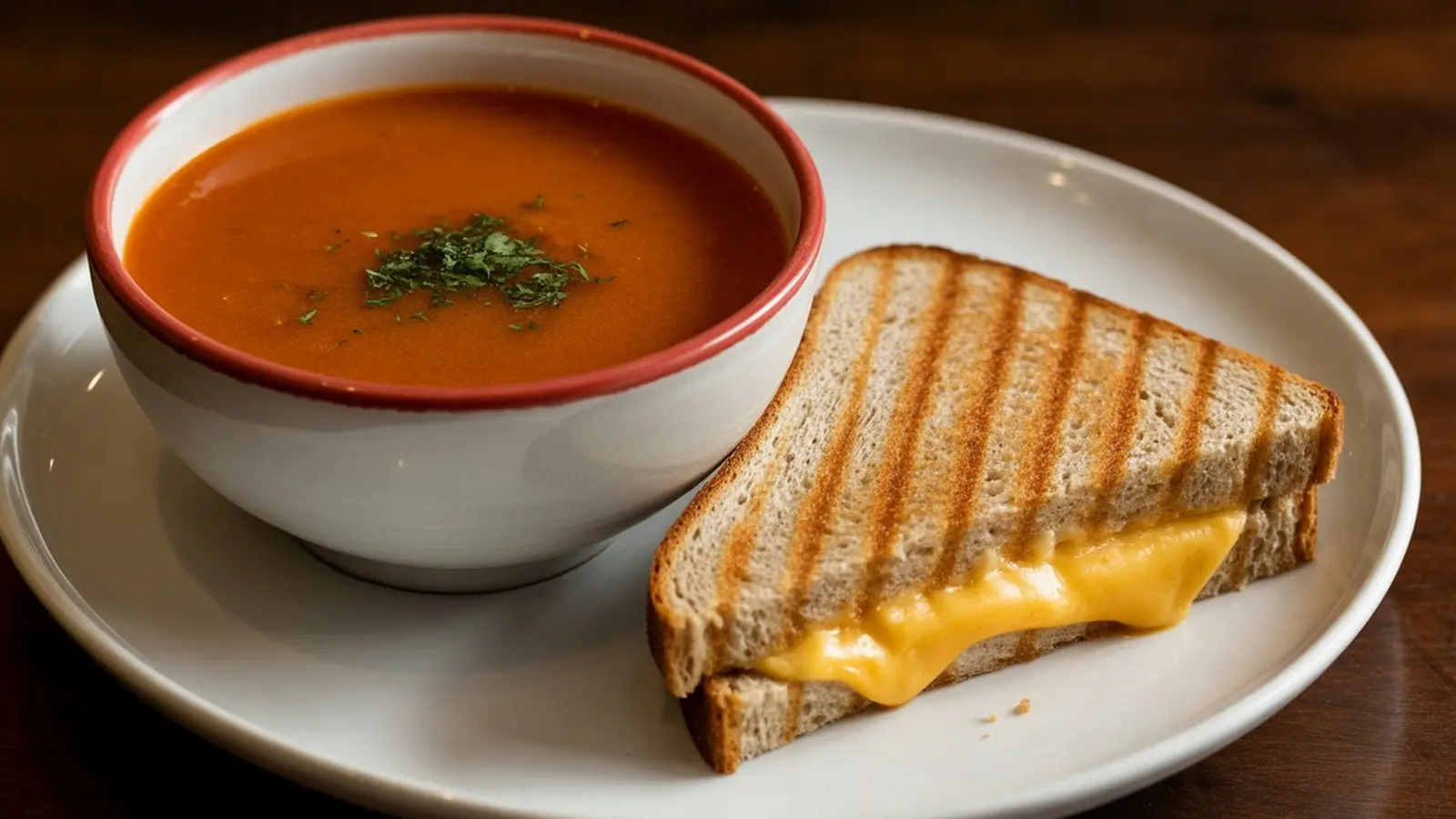 Forget Tomato Soup — Dip Grilled Cheese In This Other Hearty Soup Instead For A New Flavor