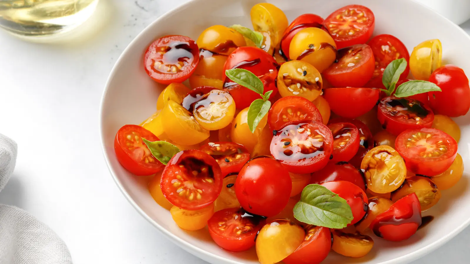 Upgrade Your Tomato Salad With Crispy Asian Noodles